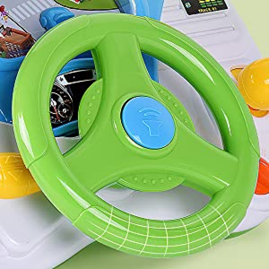 اسباب بازی آموزشی فرمان کودک Fisca Toddler Steering Wheel مدل 1712B -اسباب بازی